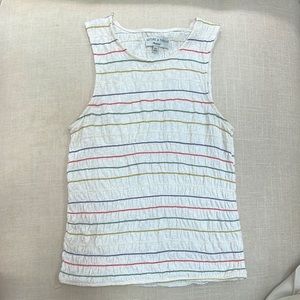 Madewell textured cotton tank.